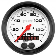 Autometer 5880 Speedometer Gauge 3-38 Gps Speedometer 0-140 Mph Phantom