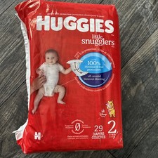  Huggies Little Snugglers Diapers Size 2 Gentle Protection 29 Count  1 PACK 