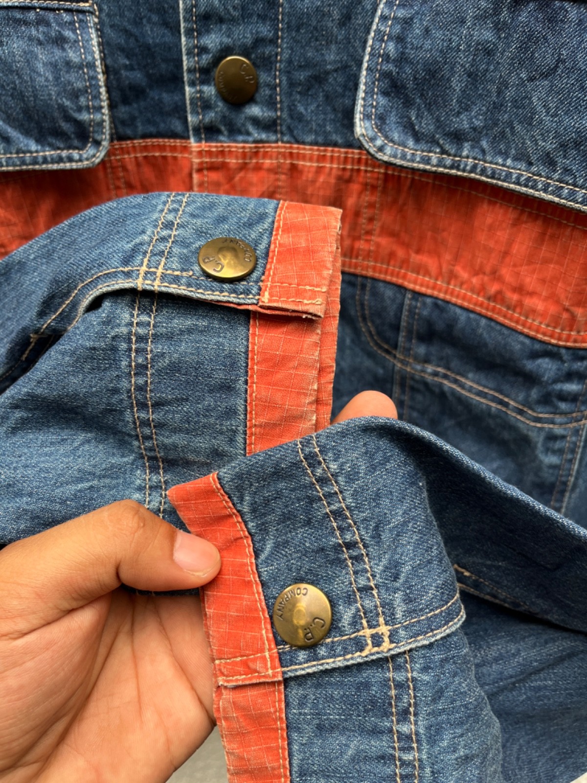 Vintage CP Company Sailing Hybrid Denim Jacket thumbnail 6