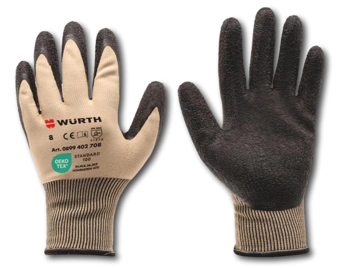 30 Paar Wrth Montagehandschuh Soft  Gre 7  EN388 & EN420 Arbeits  Handschuhe
