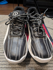 Dexter Jack Bowling Shoes Black White Leather Slide Rite Soles - Men 8M