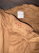 mens cargo shorts size 34 sand colour