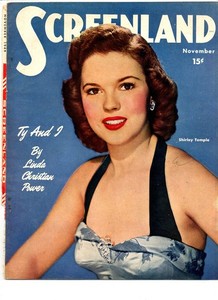 Shirley Temple Screenland Nov 1949 color cover 