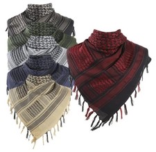 Shemagh Keffiyeh Scarf 100 Cotton Tactical Desert Head Wrap Arab Military Scarf