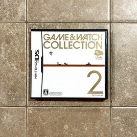 Game and Watch Collection 1 & 2 Set! Club Nintendo DS Boxed W/Manual Japan Game