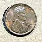 Lincoln Wheat Small Cent 1925 p uncirculated beautiful dark red tone