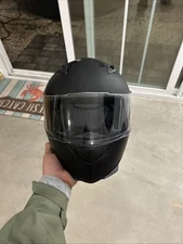 Full Face Flip Up Motorcycle Helmet Modular Integrated Motorbike Dual Visor DOT