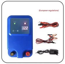 Elettrificatore per recinzione elettrica 12V 6,2 miglia Caricabatterie per 