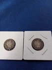 Two Old Barber Dimes 1902 And 1908d
