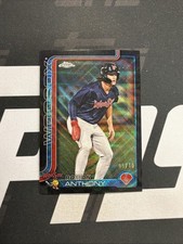 2025 Topps Pro Debut Baseball Roman Anthony Black Wave Chrome /10 SSP