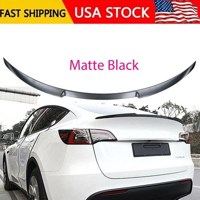 Matte Black V Style Trunk Spoiler Wing For 2025-2026 Tesla New Model Y Juniper