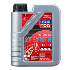 Liqui Moly Motorbike 2T Synth Street Race 2-Takt Motoröl 1 Liter Kanister - 1505 Liqui Moly Motorbike 2T Synth Street Race 2-Takt Motoröl 1 Liter Kanister - 1505