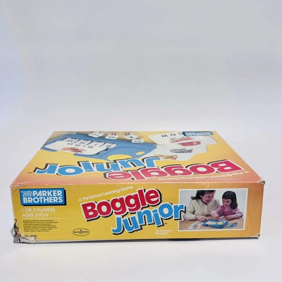 Vintage 1988 Parker Brothers Boggle Jr Junior Complete Teaching Spelling Game - Image 4 of 4