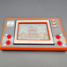 Nintendo Game & Watch Fire Attack ID-29 Box & Manual Tested Working Vintage