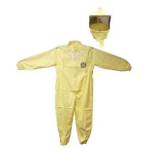 GoodLand Bee Supply Full Suit Complete Safety Gear With Hat Veil Large - GLFSL