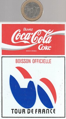  sticker. Sport. Cycling. TOUR DE FRANCE. Coca Cola
