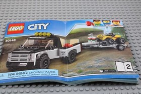 Lego (60148) CITY, ATV RACE TEAM, USED, Complete W/Manual, No Box