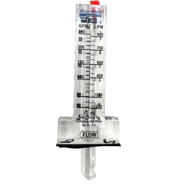 BlueWhite Model F300 212in. Horizontal Standard Flow Meter 60 to