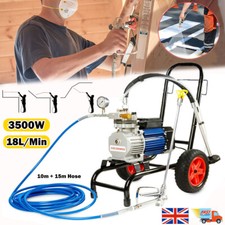 Upgraded 3500W Pressure Commercial Airless Paint Sprayer Wall Spray Gun Machine