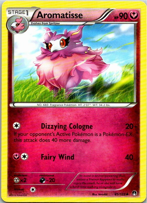 Aromatisse 85/122 Uncommon Regular Pokemon XY Breakpoint Mint