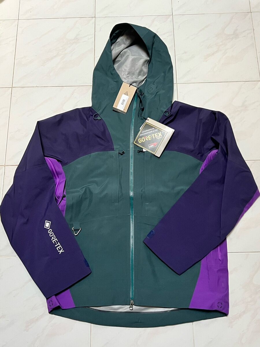 Nike ACG Storm Fit Gore-tex Green Purple Hooded Jacket Nike ACG Storm Fit Gore-tex Green Purple Hooded Jacket