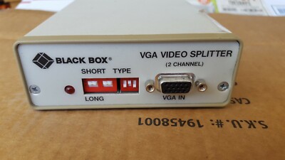 Black Box AC056A VGA Video Splitter Used
