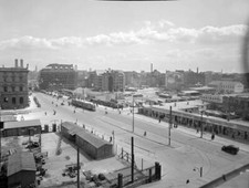 Munich at the main station in 1950 Historic Switzerland Old Photo