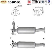 ✅ Ruß-Partikelfilter für Volvo S80/V70/XC60/XC70, 2.4,120/136kW,Silizium, Euro 4