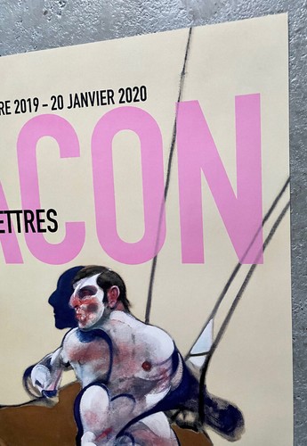 FRANCIS BACON - RARE ORIGINAL - EXHIBITION POSTER - CENTRE POMPIDOU 2020 - Picture 5 of 5