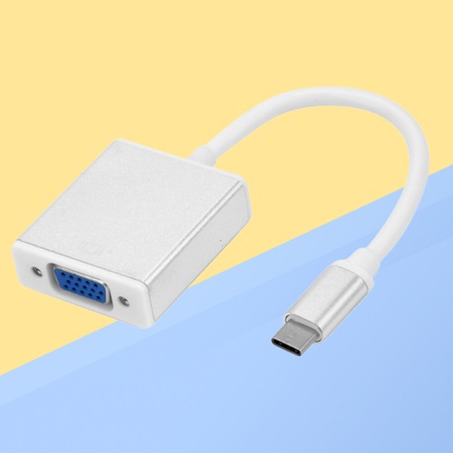 Type-C to VGA Converter Usb Video Adapter Computer Monitor Cable Usb-c - 第 3/11 張圖片
