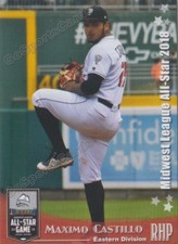 2018 Midwest League All Star E Maximo Max Castillo RC Rookie Blue Jays VZ