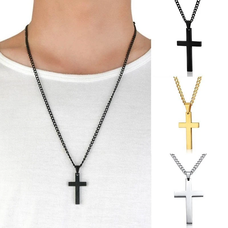 Children's cross hotsell necklace boy