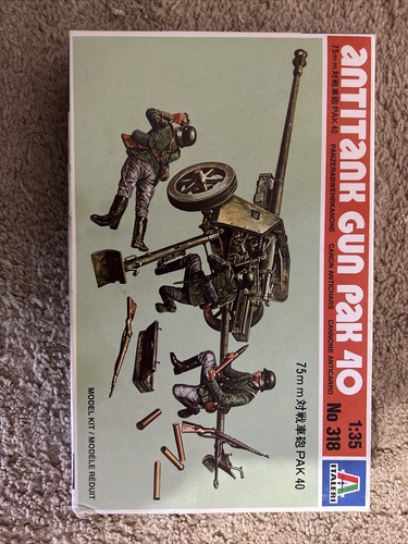 Maquette Italeri 1:35 Anti Tank Gun M42 - Kit à Monter, Occasion, Pour Passionnés De Modélisme