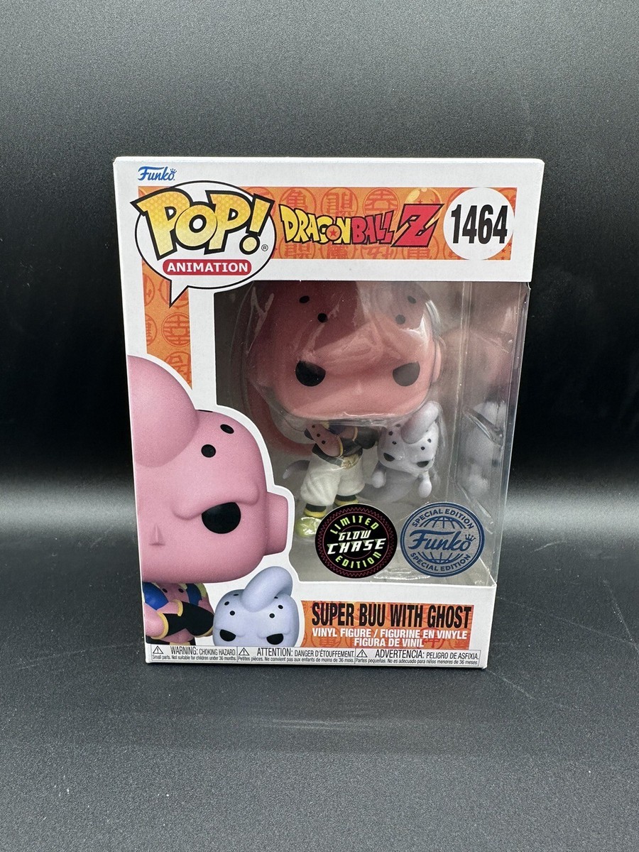 Funko Pop Dragonball Z 1464 Super Buu w/ Ghost CHASE GITD Mint