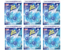 Soft Scrub 4-in-1 Rim Hanger Toilet Bowl Cleaner Sapphire Waters 1 Count 6 Pack
