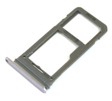OEM VERIZON SAMSUNG GALAXY S8 SM-G950U REPLACEMENT SILVER MICRO SD SIM CARD TRAY