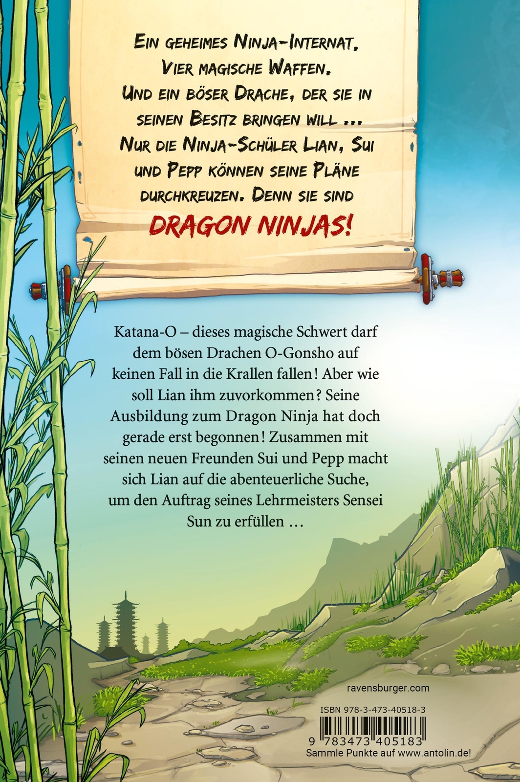 Thumbnail - Dragon Ninjas, Band 1: Der Drache Der Berge | Michael Petrowitz | Buch