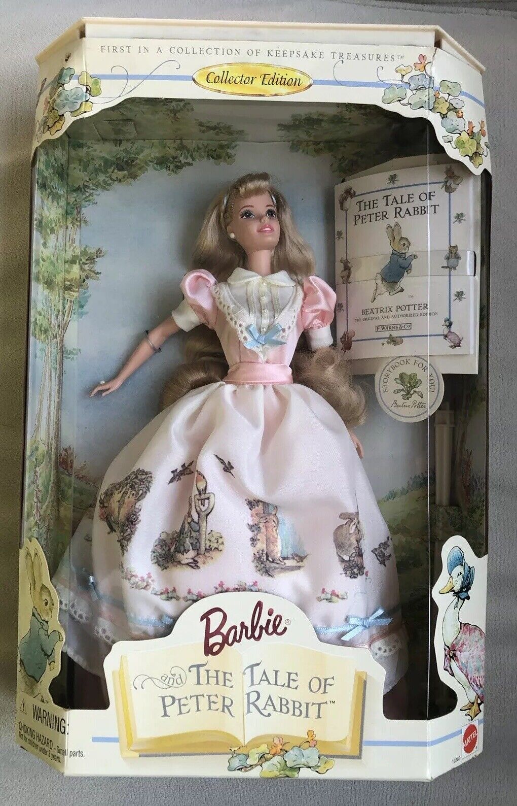 Peter Rabbit Barbie, Comes W/ Mini Book By Beatrix Potter