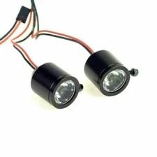 2pcs Front Searchlight LED Lights Fit for 1/10 RC Crawler Car  Trx-4 SCX10 D90