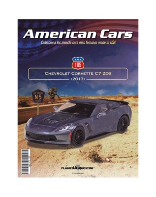 CHEVROLET CORVETE C7 Z06 (2017), American cars, Altaya 1:43 NEW