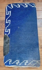 Toklat Fleece Saddle Pad Blue Western Wool Blanket Top Show Horse Tack