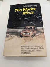 THE WORKS MINIS PETER BROWNING CAR BOOK VINTAGE
