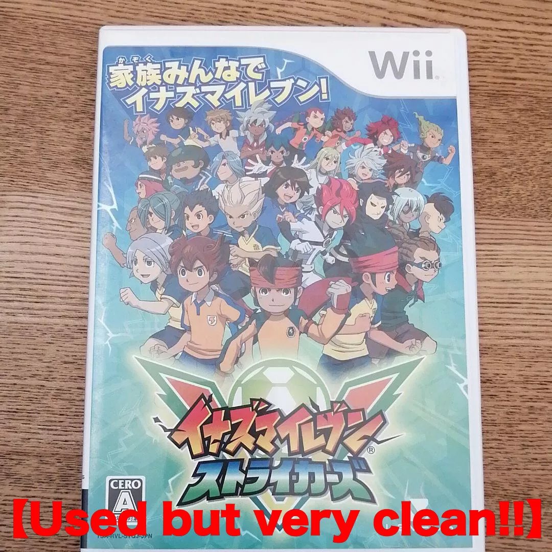 Inazuma Eleven Go Strikers 2013 Nintendo Wii Japanese Version Anime From  Japan