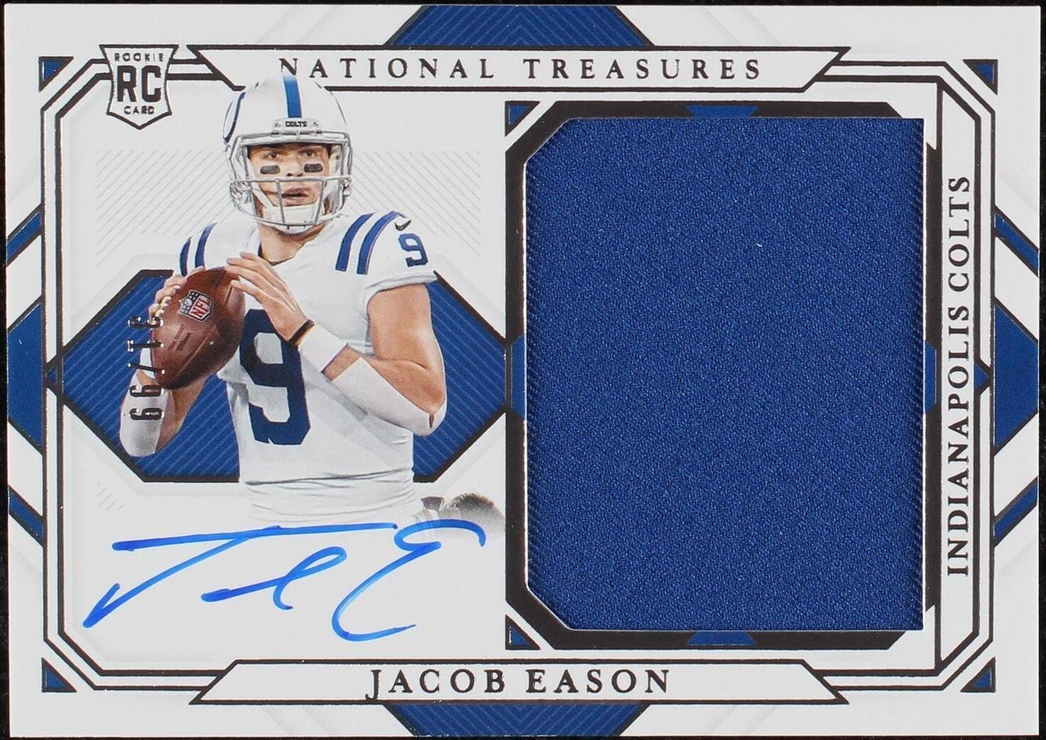 2020 Panini National Treasures - Rookie Material Signatures Rps Jacob ...