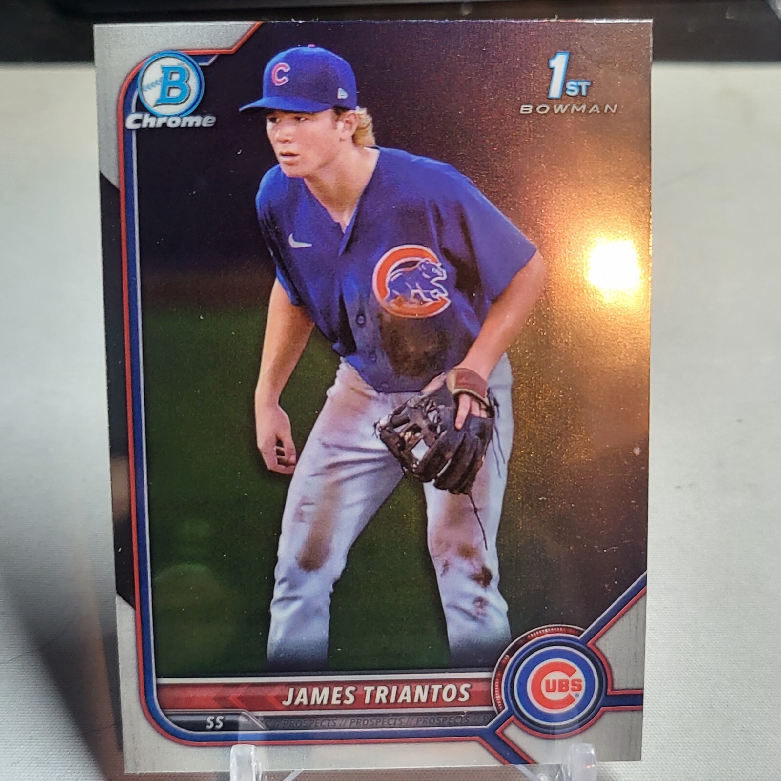 James Triantos 2022 Bowman Chrome 1st Bowman #BCP-208