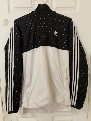 Adidas Pharrel William Human Race Hu WindBreaker Woven Hoodie Size Medium Mens