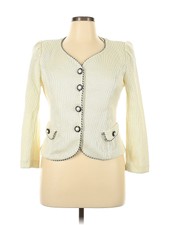 Allison Joy Women Ivory Blazer 14 Petites