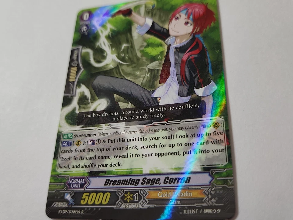 Cardfight!! Vanguard Dreaming Sage Corron BT09/038EN R CFV LP - Image 4 of 4