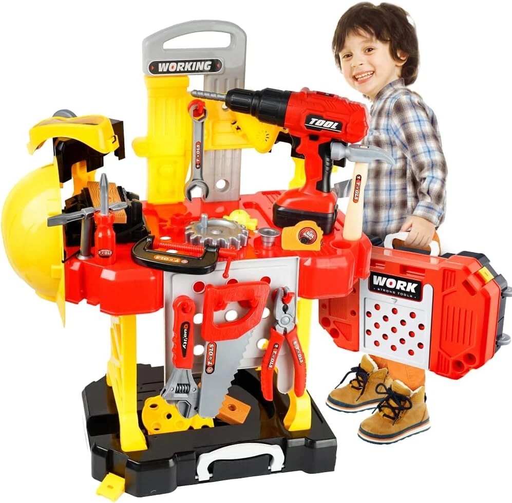 Kids Workbench Toy Choi s Kid Toy Workbench 83 Pieces