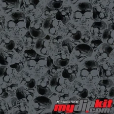 Hydrographics Film Hydro Dipping Water Transfer Print Film LL-9011A Slv Ded Hedz